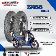 Zeneos ZN88 TUBELESS RING TIRES 16 Pair/Unit SIZE TIRE VARIAN Nouvo, Skywave