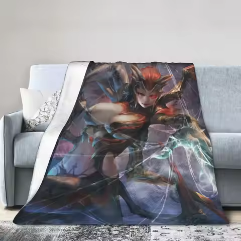 World of Warcraft Elise Blanket Flannel Warm Throw Blanket for Home Couch Bedroom Quilt