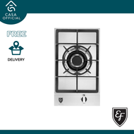 EF HBAG130VSA 30cm 1-Burner Built-In Gas Hob PUB/LPG (Stainless Steel)