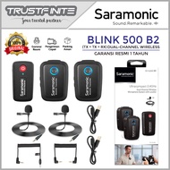 Saramonic Blink 500 B2 TX+TX+RX Mic Wireless Omni Lavarier Microphone Garansi Resmi 2 Tahun