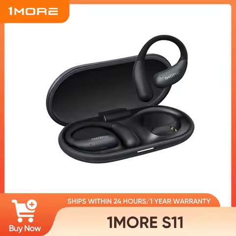 1MORE S11 Open-Ear Ultra-Thin Bluetooth Headphones, Over-Ear Wear, Non-In-Ear Design