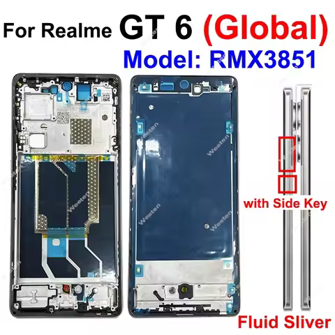 LCD Middle Frame For Realme GT 6 6T GT Neo 6 Neo6 Se Middle Housing Front LCD Frame Holder Middle Fr
