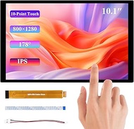 UeeKKoo 10.1inch DSI LCD, 10-Point Capacitive Touch Screen Compatible with Raspberry Pi 5/4B/3B+/3A+