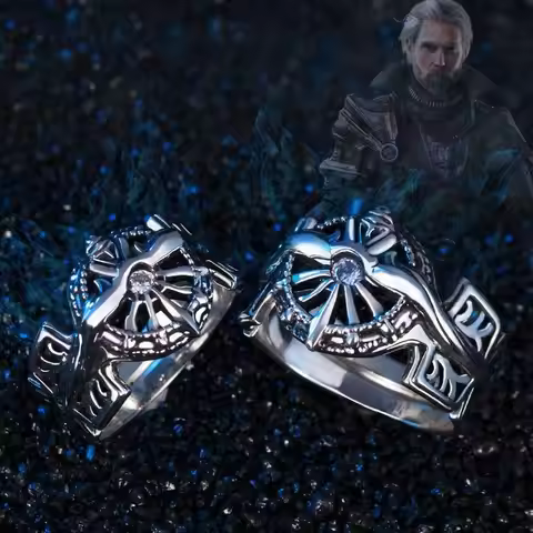 Anime Game Final Fantasy XV Ring Regis Lucis Caelum Cosplay Adjustable Unisex Rings Jewelry Personal