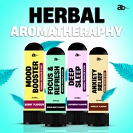 HERBAL INHALER AROMATHERAPHY AB HEALTHCARE (STRESS & ANXIETY RELIEF, DEEP SLEEP, FOCUS AND FEFRESH, 