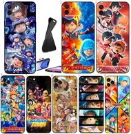 iPhone 15 16 17 Pro Max 16e 15 16 Plus R8 Little Bobo Soft black phone case