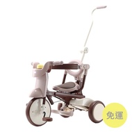 日本iimo - 兒童摺疊三輪車-基礎款-棕色