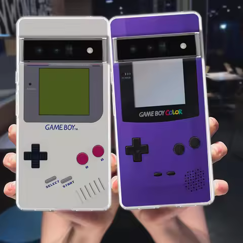Gameboy Boy Game Phone Case For Google Pixel 8 7 6 Pro Soft TPU Shell For Pixel 6A 5 4 5A 4A 3A XL 5