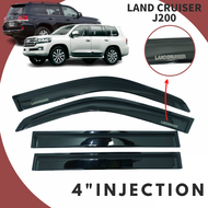 Toyota Land Cruiser FJ200 2017 - 2021 OEM Injection Door Visor Air Press Sun Window Visor (4 Pcs/Set