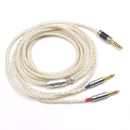 4.4mm 2.5mm XLR 16 Core Silver Plated UPOCC Earphone Cable For Hifiman Sundara Ananda HE1000se HE6se