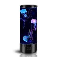 仿真水母觀賞燈 【大號】舒緩壓力情緒 水母水族館燈 18種LED燈效 合成水母情緒夜燈 放鬆減壓