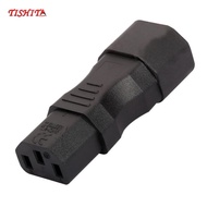 [Bilibili1] IEC 320-C14 Male to C13 Plug Female Power Plug Converter WA-0146 (Black)