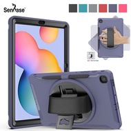 [HM] เด็กปลอดภัยกันกระแทก PC TPU Combo สายคล้องมือขาตั้งแท็บเล็ตสำหรับ Samsung Galaxy Tab S6 Lite 10.4 2020 SM P610 SM P615กรณี