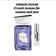 5ML Atlantis Extrait French Avenue for women and men  Original