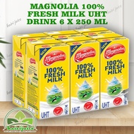 MAGNOLIA 100% FRESH MILK UHT DRINK 6 X 200 ML