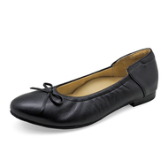 TAYWIN เทวินทร์แท้ รองเท้าส้นเตี้ยผู้หญิงหนังแท้ สูง 1/2" รุ่น SV-06 Size 35-41 หนังแกะสีดำ