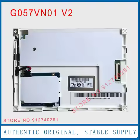 LCD Display Screen G057VN01 V2 Original 5.7'' Inch G057VN01 V1 V0 E204356 G057QN01 V2 V1 V0 Equipmen
