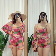 3 in 1 Set Summer Swimwear(fit to medium to semi large)