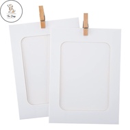 DC 50Pcs Paper Picture Frames for 4x6Inch Paper Photo Frames,Kit DIY Cardboard Photo Hanging Display