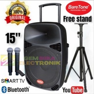 New Speaker Aktif Baretone 15 Mhwr Bluetooth Speaker Baretone 15 Inch