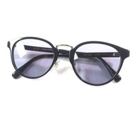 金子眼鏡 KCS-27 威靈頓太陽眼鏡，黑/銀色，51□21-141，附眼鏡盒，日本製造，男士款