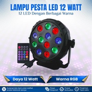 MITSUYAMA 12 WATT RGB LED DISCO SPOTLIGHT COLORFUL PARTY LIGHT 12 LED RGB DISCO SPOTLIGHT RGB LED PA
