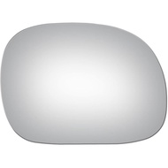 Right Passenger Side Convex Mirror Glass Lens W/o Backing Plate, Comes with Adhesive, USA for 97-03 