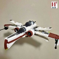 C 2025 47Pcs Space War Arc-170 Starfighter With 4 Figures 75402 Model Assembly Kits For Kids Adult
