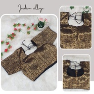 Crop Top Indian Saree Blouse/ Jacguard SilkPURE Indian crop top/