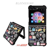 Hardcase Cover Casing Samsung Galaxy Z FLIP FOLD 6 5 4 3 5G Custom All Brand Printing BC555