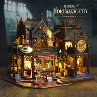 Diy Doll House + Dust Cover Model ES012-Holo Magic City-Magic City Astrology