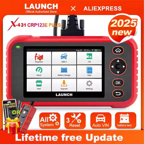 [Clearance sale] LAUNCH CRP123E Plus OBD2 Diagnostic Scanner All System diagnosis 3 reset service Li