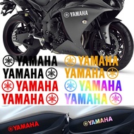 For Yamaha Nmax TFX150 SZ Fz16 Xsr 155 Aerox 155 R3 YTX125 XMAX LC135 SPORTY RS100 MT15 MIO I 125 GT125 XMAX NMAX TMAX Motorcycle Sticker Laser Reflective Decoration Personalized Creative Automotive Accessories Scooter Waterproof Sticker