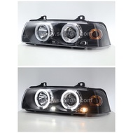 BMW 3 Series E36 4 Door Sedan Projector Headlamp w Ring [ 1 Pair Left & Right ]