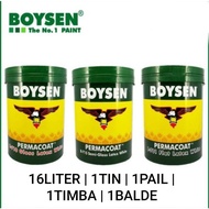 BOYSEN PERMACOAT FLAT | SEMI-GLOSS | GLOSS (PAIL | BALDE | TIMBA) LATEX WHITE PINTURA PANG PADER