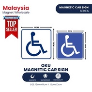 OKU  Magnetic Sticker / Magnetic Car Sign