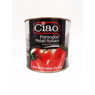 Ciao Peeled Tomato / Ciao Whole Peeled Tomato / CIAO Canned Peeled Tomato - 2550 GRAM