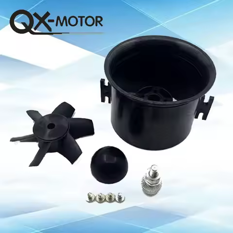 70mm EDF KIT QX-MOTOR Brand with 6 Blades Ducted Fan Suit For RC Airplane ,manufactor direct deal
