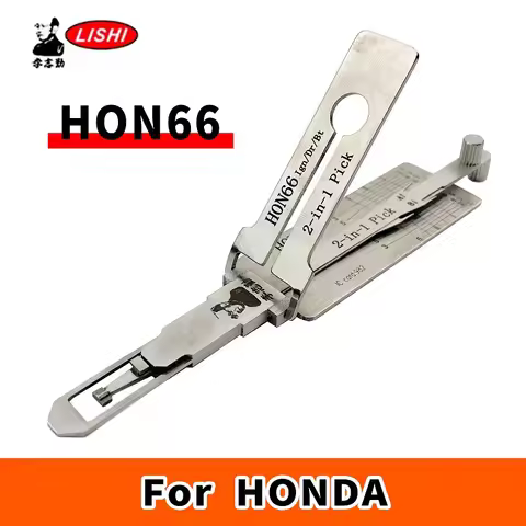 HON66 LISHI 2-in-1 For HONDA Decoder Lock Pick Tool Locksmiths tool Door Open Tool