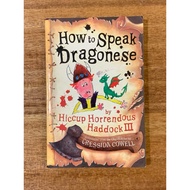 How to Speak Dragonese book by Hiccup Horrendous Haddock III
