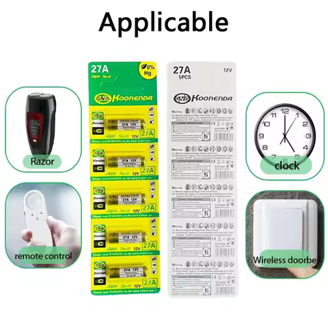 5-30PCS 27A 12V Battery A27 27A G27A MN27 MS27 GP27 V27GA for Doorbell,Roller Shutter Garage Door Re
