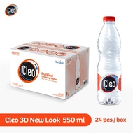 CLEO Air Murni 550ml Botol Sedang isi 24 per Dus