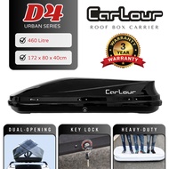 CARLOUR (D4) Roof Box 460L Slim Design Roofbox Roof Luggage Carrier 460 Litre Top Cargo Box Storage 