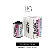 Ilford Ilfocolor ISO 400 Film, Color, 135/35mm x 36 Type, Date Printed for Film Cameras - LIIQ Flash