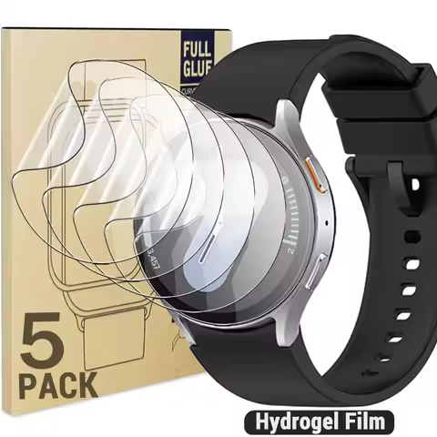 5-1PCS Full Screen Protector for Samsung Galaxy Watch7 6 5 4 40mm 44mm 42mm Watch6 Classic Watch 7 U