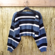 Tira BOLERO KNITTED CARDIGAN CROP TOP OVERSIZE