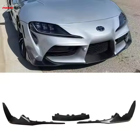 For Toyota Supra A90 A91 Mkv TRD Style Carbon Fiber Front Lip Front Lip Spoiler