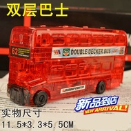 candice guo plastic toy 3D crystal assemble building model game London double decker bus hand work D