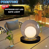 ( NEW 2025 )MODERN 250MM OUTDOOR/INDOOR E27 LED GATE LIGHT / E27 LED PILLAR LIGHT