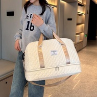 Spacious Large Capacity Travel Duffle Bag,  Lightweight, Water-Resistant, Argyle Pattern Luggage Bag